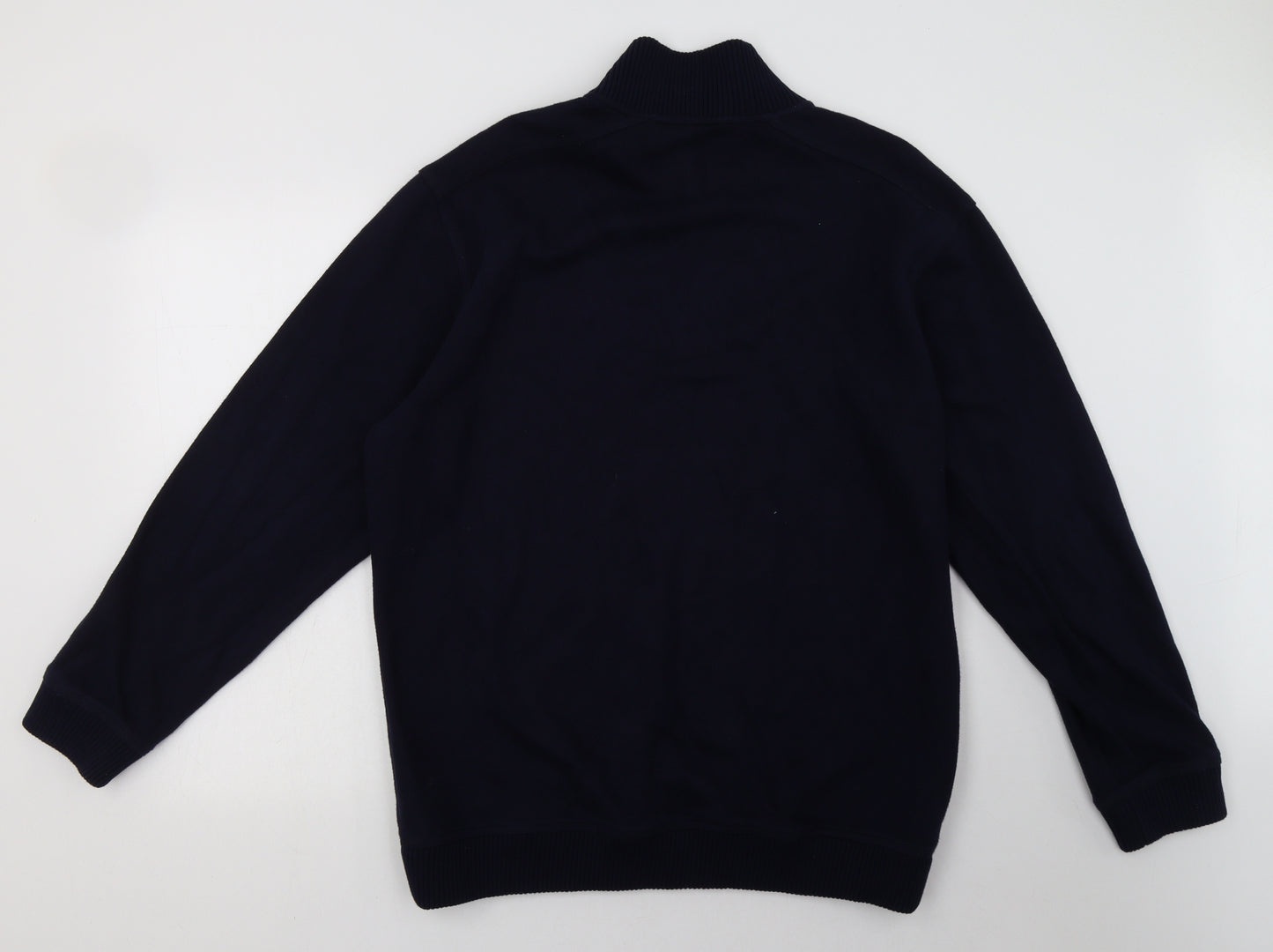 Marks and Spencer Mens Blue  Cotton Pullover Sweatshirt Size L