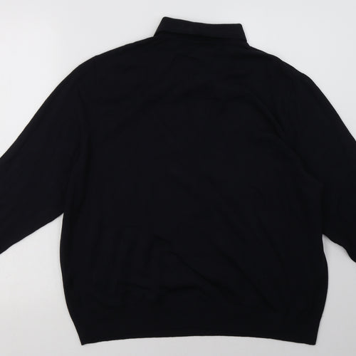 H&M Mens Blue  Viscose Pullover Sweatshirt Size XL