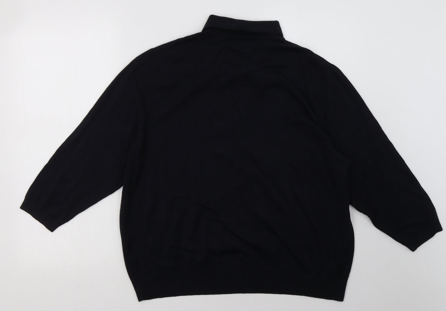 H&M Mens Blue  Viscose Pullover Sweatshirt Size XL