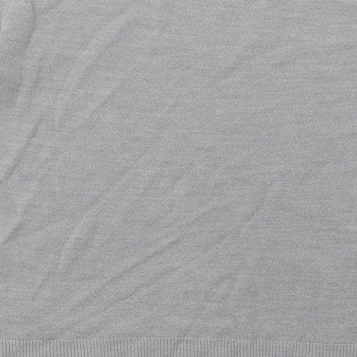Marks and Spencer Womens Grey  Acrylic Pullover Sweatshirt Size 6  Pullover