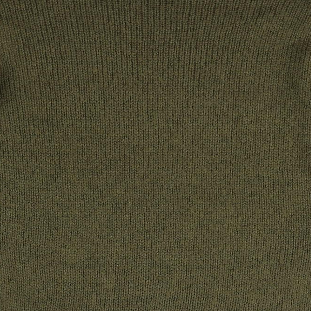 New Look Womens Green Round Neck  Acrylic Pullover Jumper Size S