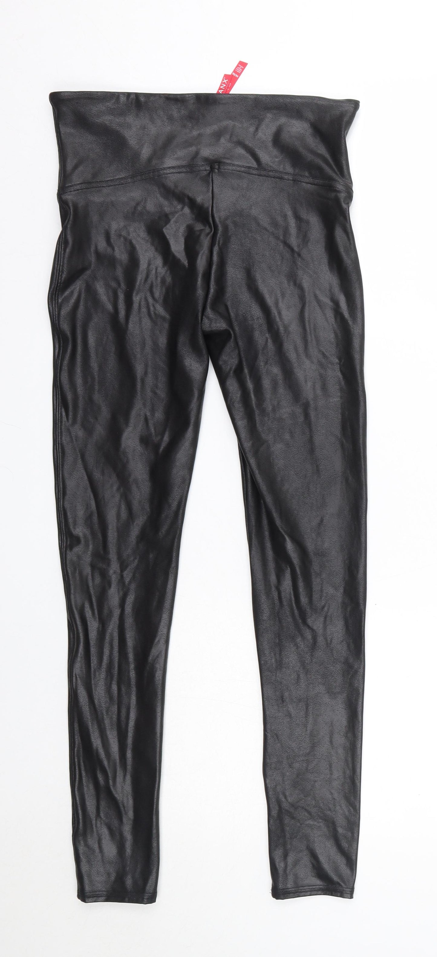 Spanx Womens Black  Nylon Jogger Leggings Size 12 L26 in