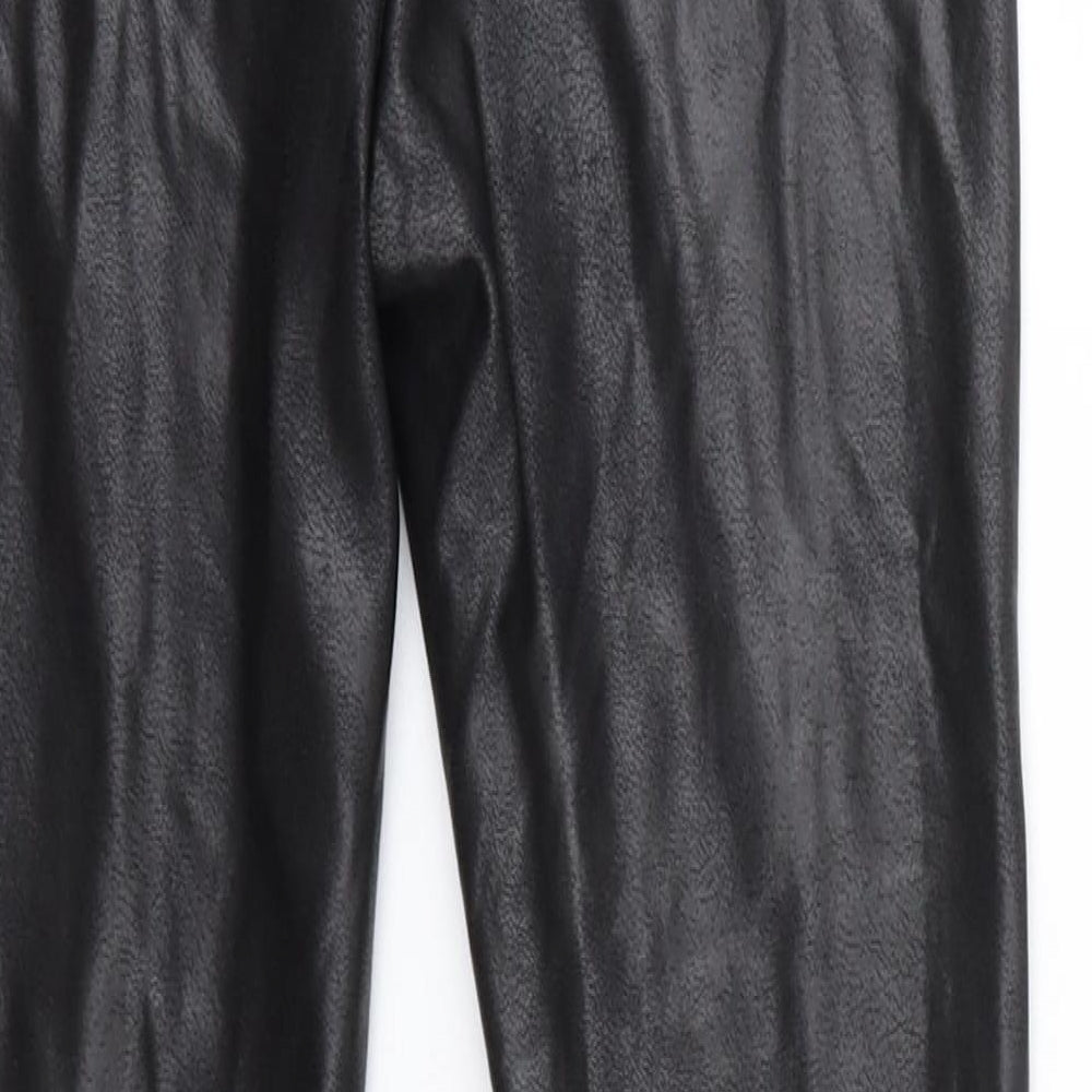 Spanx Womens Black  Nylon Jogger Leggings Size 12 L26 in