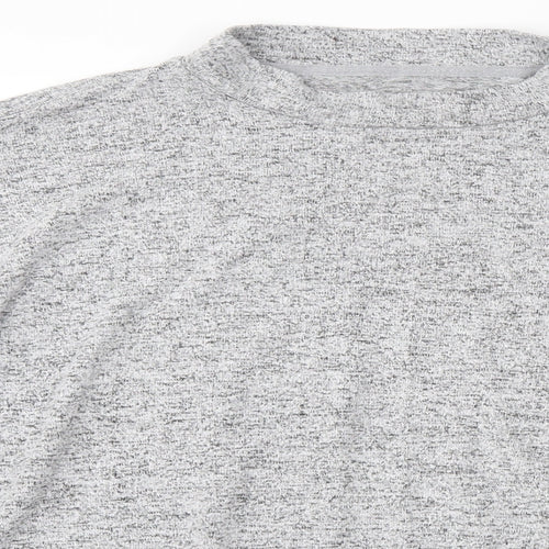 Primark Womens Grey High Neck  Viscose Pullover Jumper Size L   - Loungewear