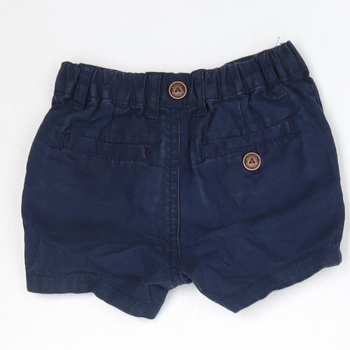 NEXT Baby Blue  100% Cotton Cropped Trousers Size 6-9 Months   - Shorts