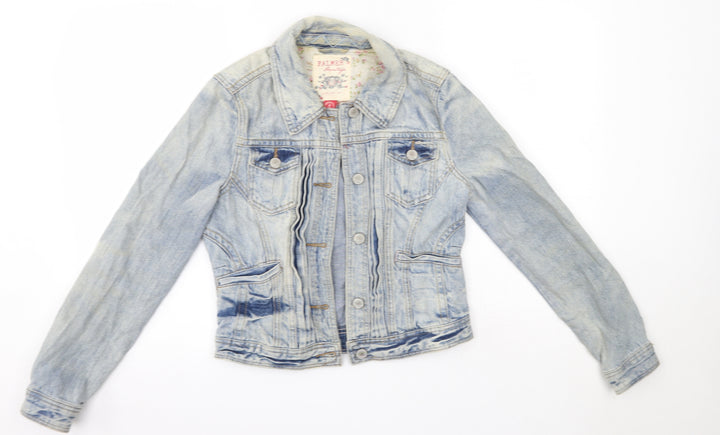 Falmer Womens Multicoloured Jacket Size 8 - Distressed