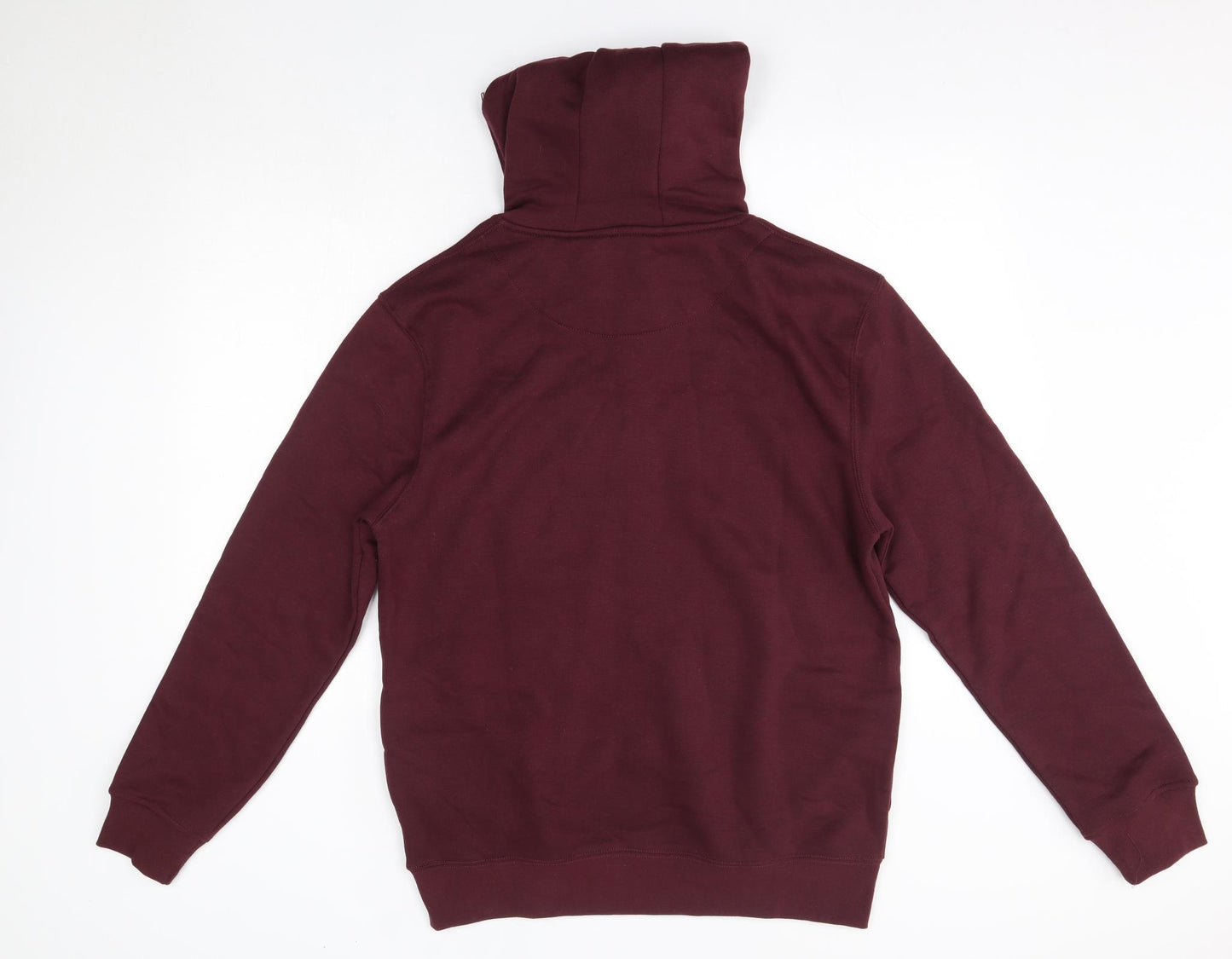 Primark Mens Purple  Cotton Full Zip Hoodie Size L