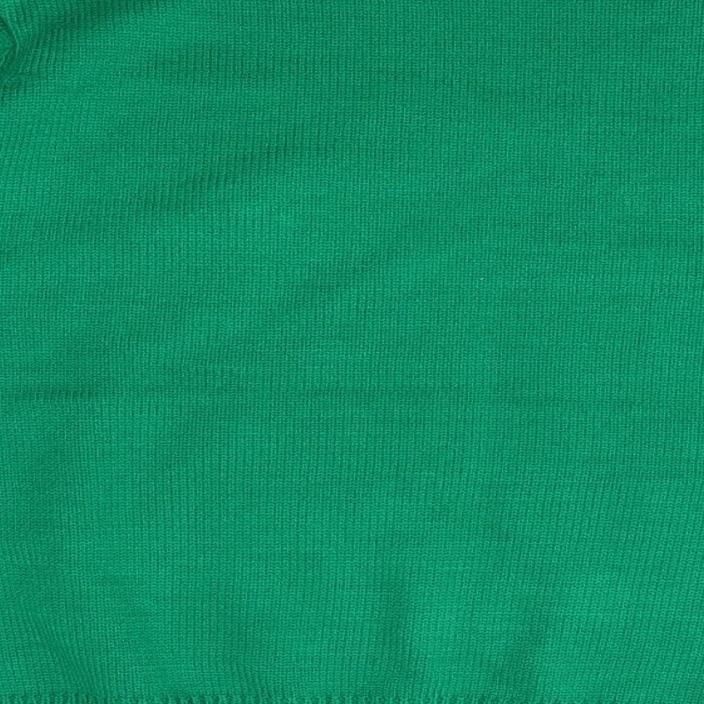 shineflow Mens Green Round Neck  Acrylic Pullover Jumper Size XL   - Dachshund Christmas