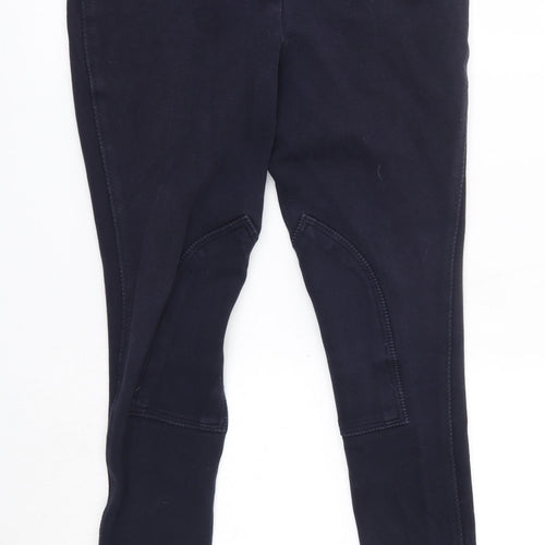 Harry Hall Womens Blue  Cotton Jogger Leggings Size 28 in L28 in   - Jodhpurs