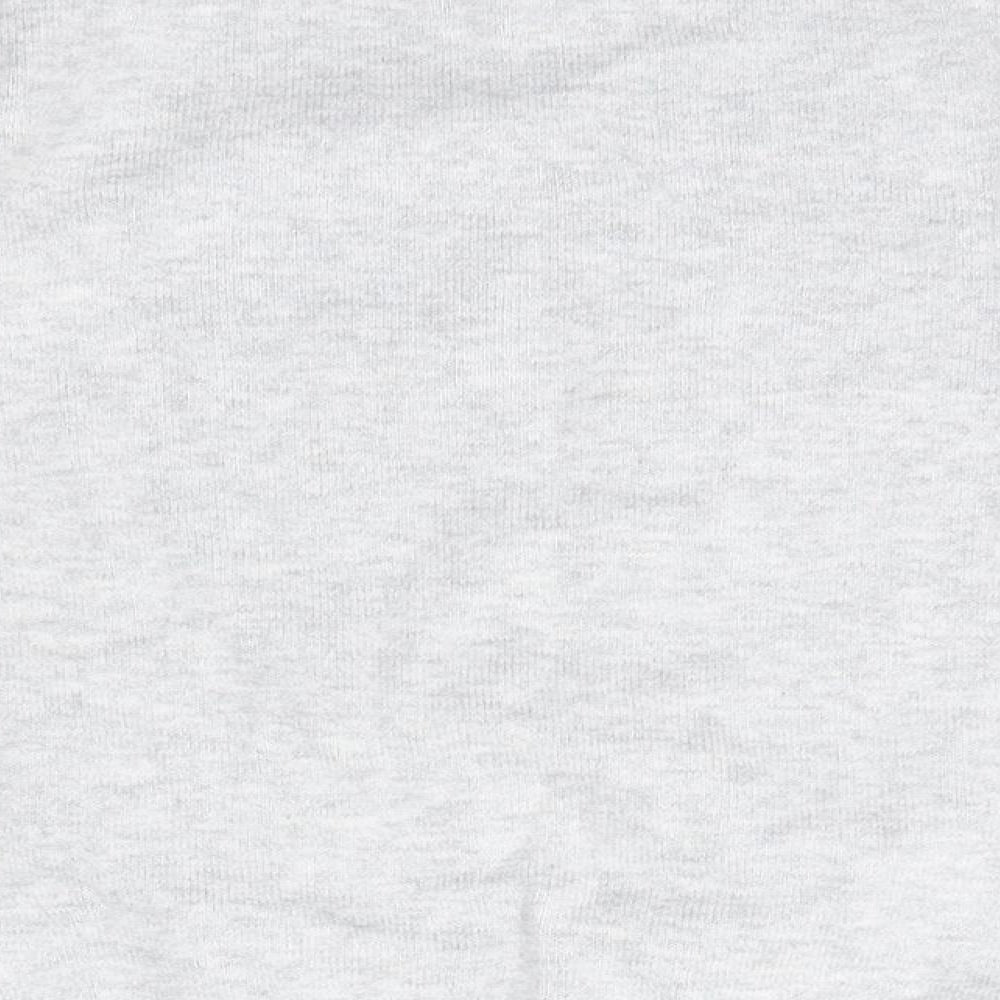 Primark Girls Grey Round Neck  100% Cotton Pullover Jumper Size 6-7 Years   - Unicorn