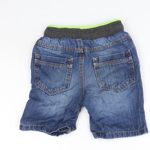 George Baby Blue  Cotton Cropped Trousers Size 18-24 Months   - Shorts