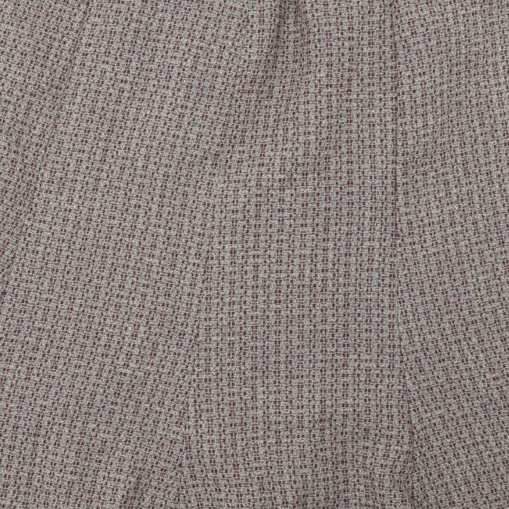 Eastex Womens Beige  Acrylic A-Line Skirt Size 20   Button