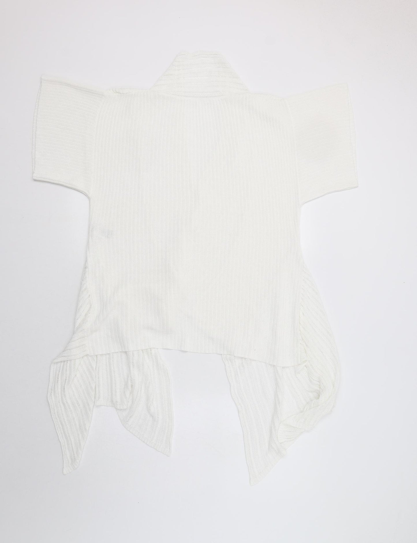 M&S Womens White V-Neck  Viscose Cardigan Jumper Size 12