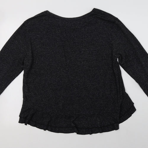 Very Womens Grey Solid Polyester Top Lounge Set Size 16