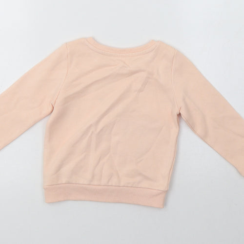 Nutmeg Girls Pink  Cotton Pullover Sweatshirt Size 2-3 Years   - Unicorn
