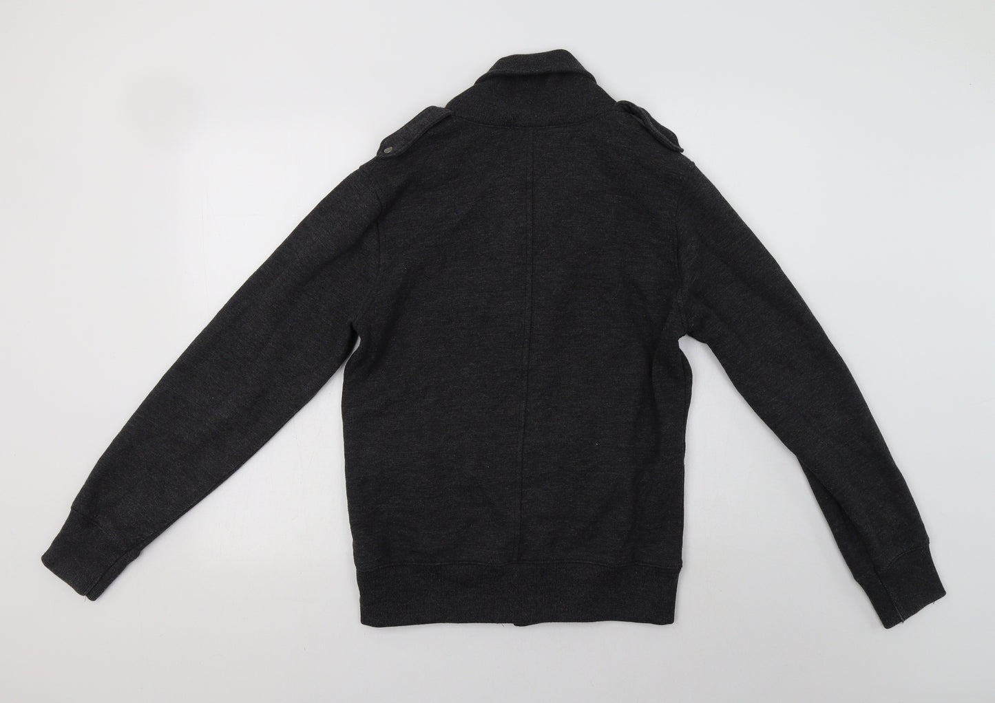 RVSD Mens Grey  Cotton Cardigan Sweatshirt Size S