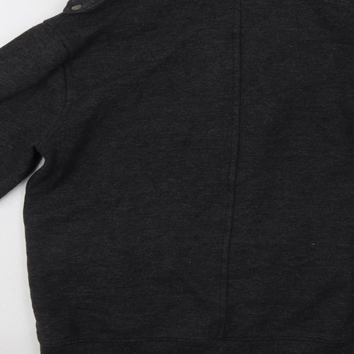 RVSD Mens Grey  Cotton Cardigan Sweatshirt Size S