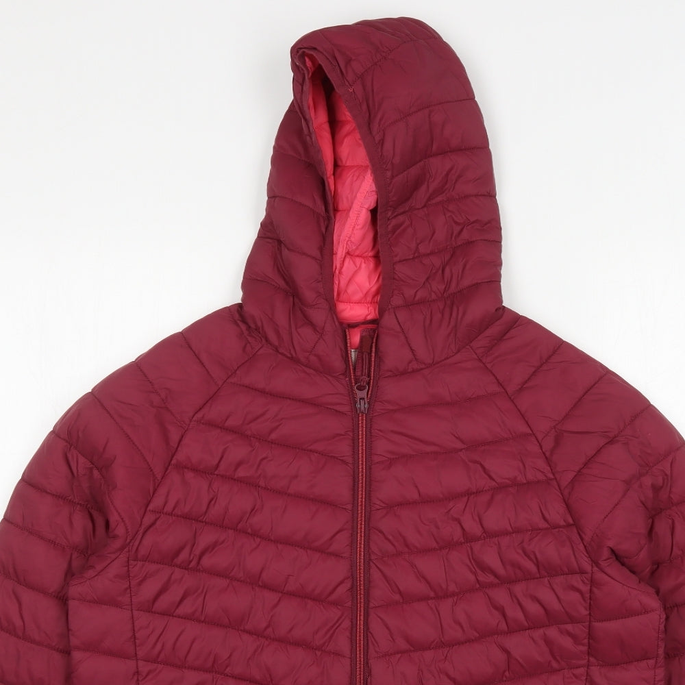 M&S Girls Purple   Puffer Jacket Jacket Size 15-16 Years
