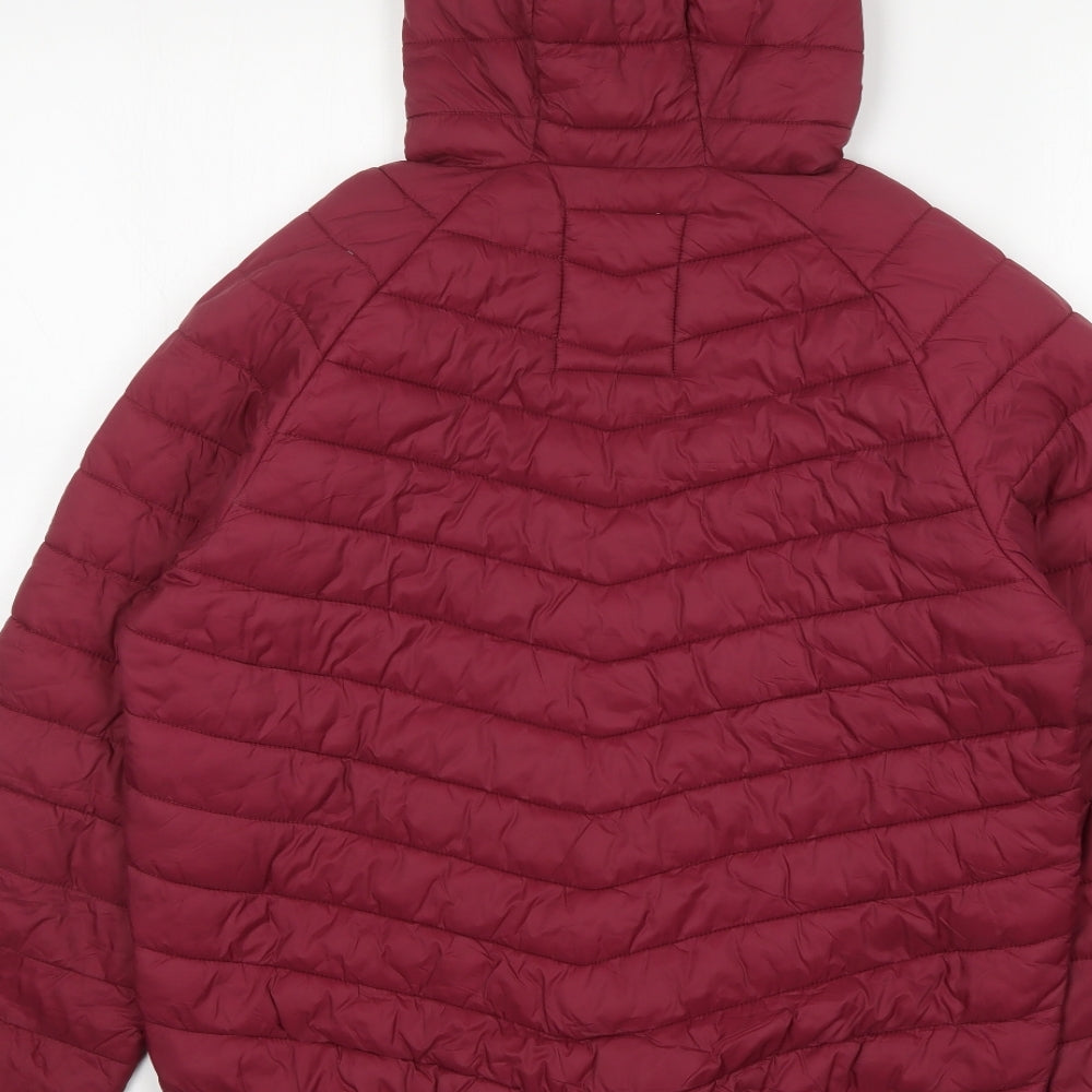 M&S Girls Purple   Puffer Jacket Jacket Size 15-16 Years