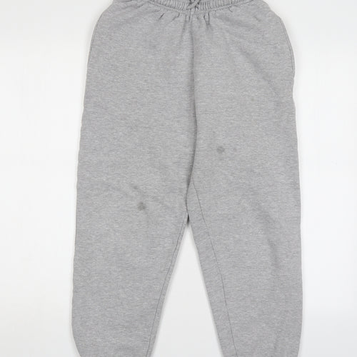 Preworn Womens Grey  Cotton Sweatpants Trousers Size 10 L24 in Regular