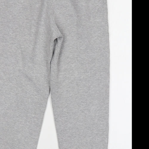Preworn Womens Grey  Cotton Sweatpants Trousers Size 10 L24 in Regular