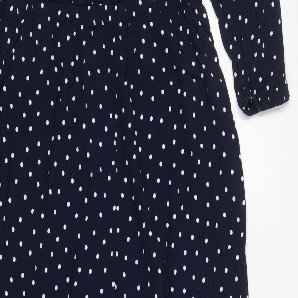 M&S Womens Multicoloured Polka Dot Viscose Jumpsuit One-Piece Size 14 L27 in