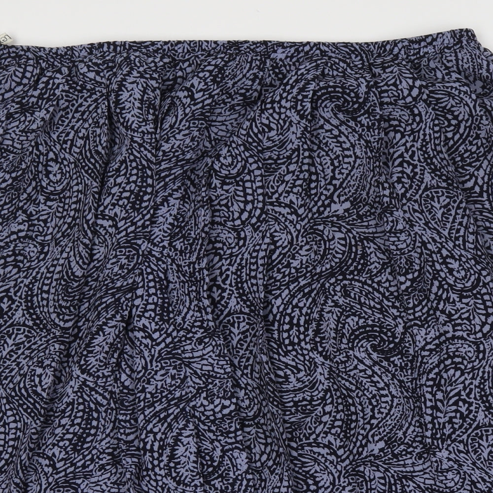 Eastex Womens Multicoloured Paisley Polyester A-Line Skirt Size 18