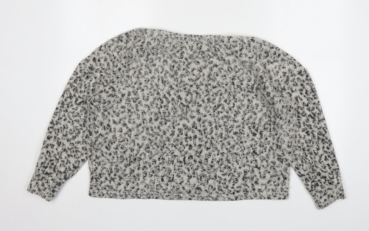 Primark Womens Multicoloured Round Neck Animal Print Polyester Pullover Jumper Size M