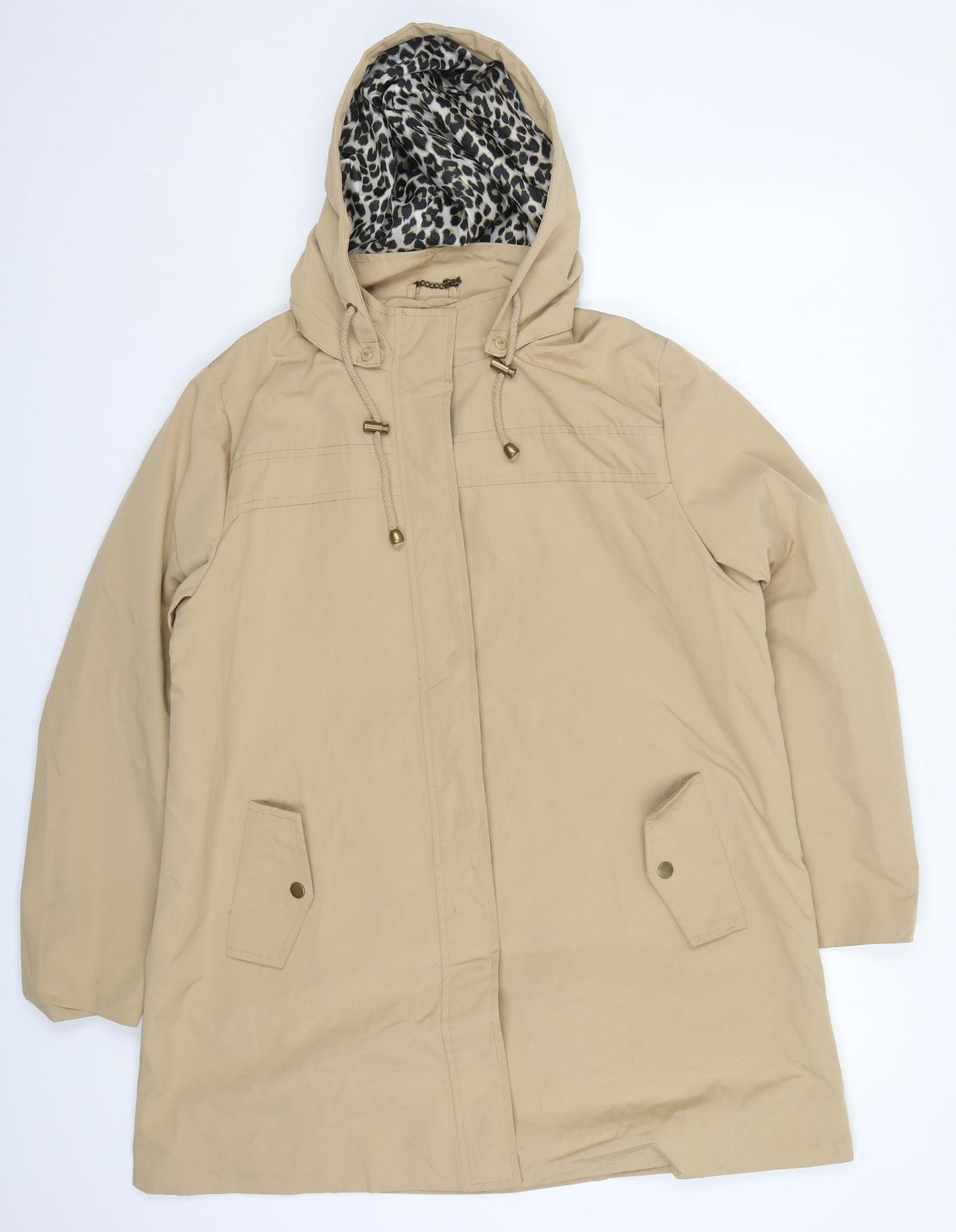 Dannimac Womens Beige   Trench Coat Coat Size 16  Button