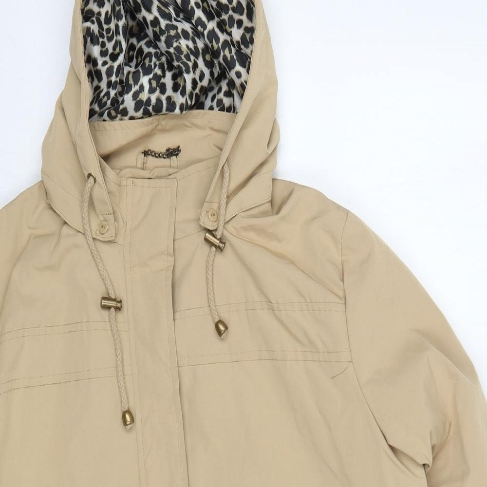 Dannimac Womens Beige   Trench Coat Coat Size 16  Button