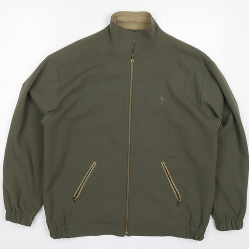 Valerie Herman Womens Green   Jacket  Size L  Zip