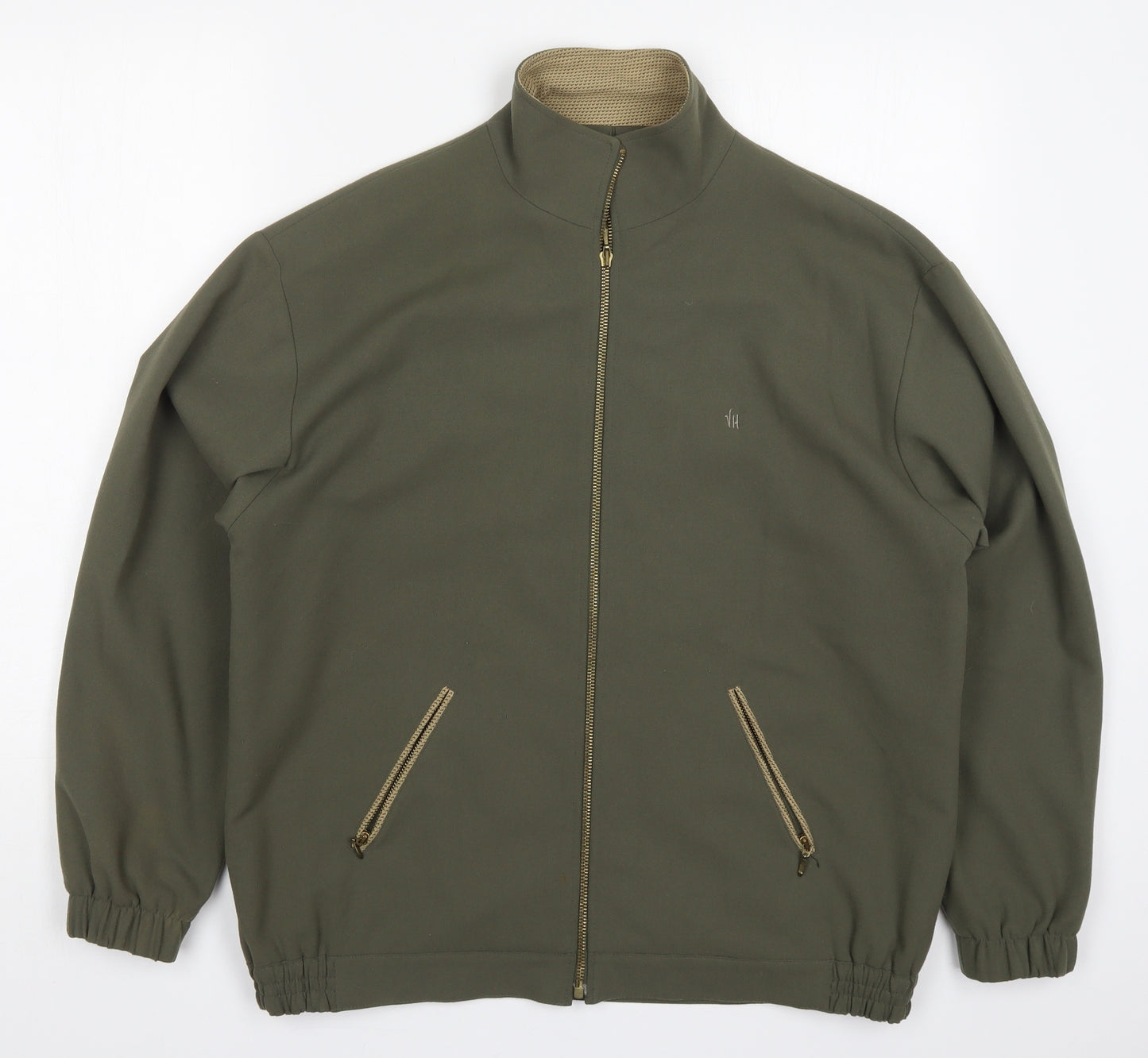 Valerie Herman Womens Green   Jacket  Size L  Zip