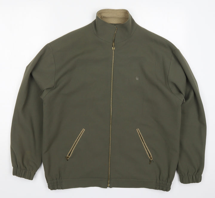 Valerie Herman Womens Green   Jacket  Size L  Zip