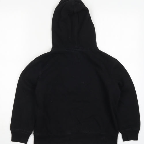 Gap Boys Black  Cotton Pullover Hoodie Size 8-9 Years  Pullover