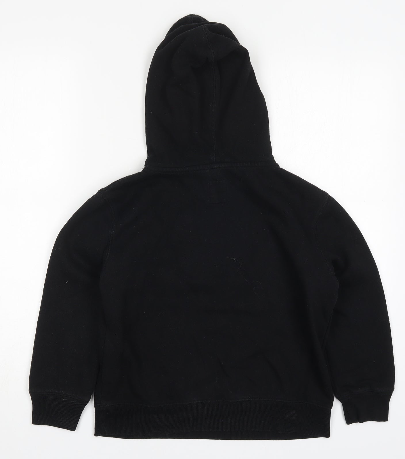 Gap Boys Black  Cotton Pullover Hoodie Size 8-9 Years  Pullover