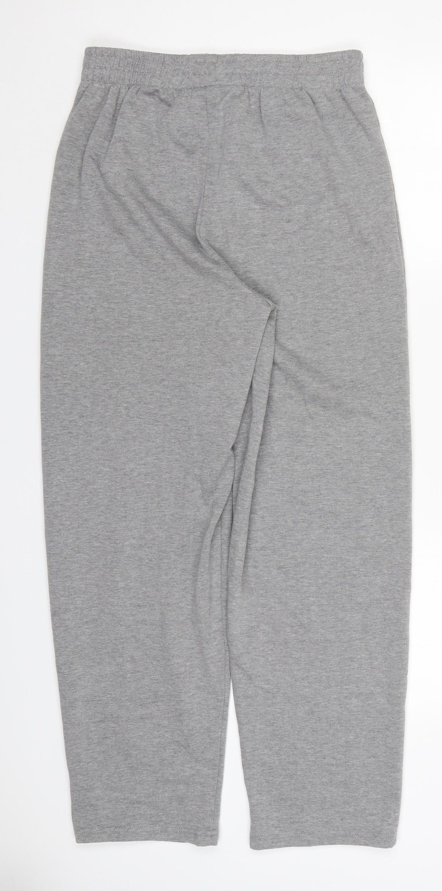 Quality Leisurewear Mens Grey  Cotton Sweatpants Trousers Size L L28 in Regular