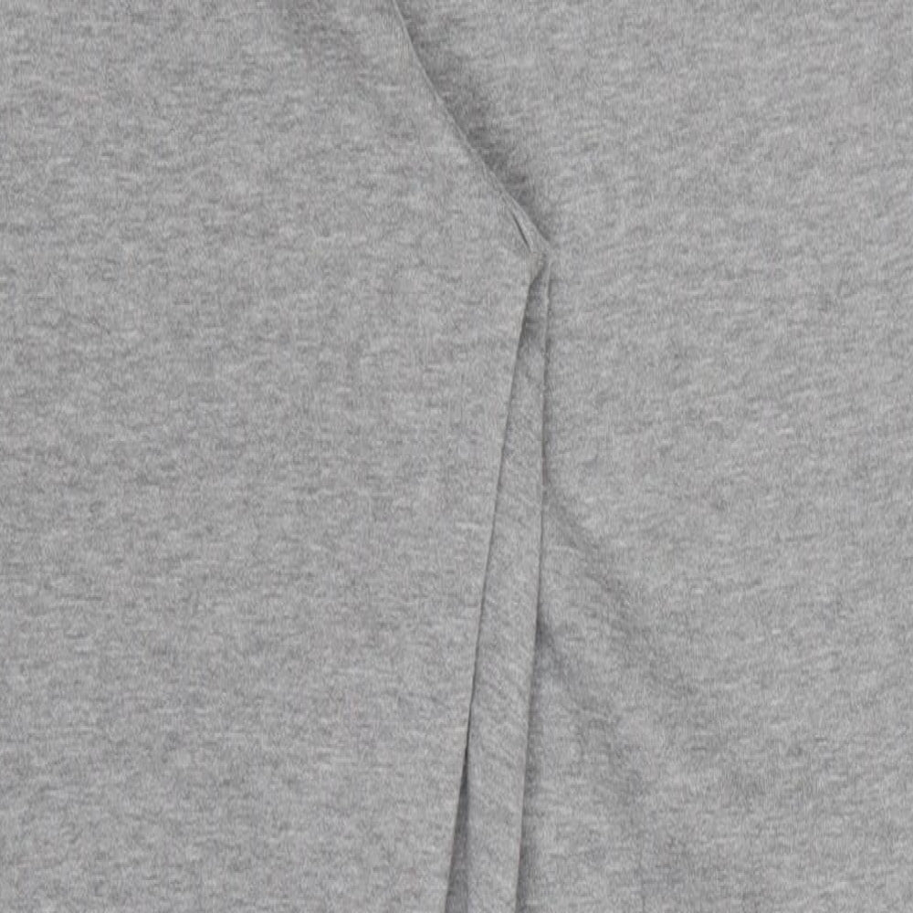 Quality Leisurewear Mens Grey  Cotton Sweatpants Trousers Size L L28 in Regular