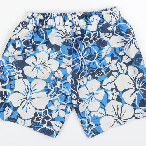 Mothercare Boys Blue  Polyester Cropped Trousers Size 18-24 Months  Drawstring - Swim Shorts