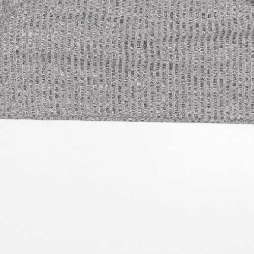 Preworn Womens Grey  Cotton Cropped T-Shirt Size M Round Neck