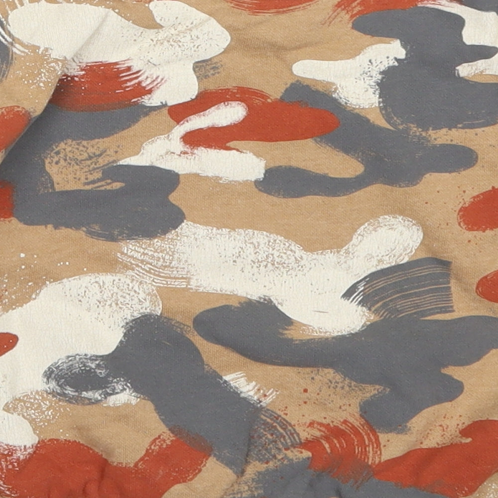 George Boys Beige Camouflage Cotton Pullover Sweatshirt Size 2-3 Years  Pullover