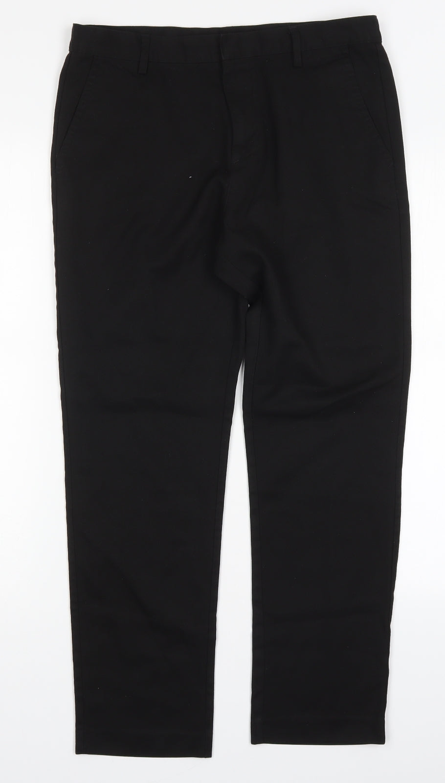 NEXT Girls Black  Polyester Dress Pants Trousers Size 13 Years  Regular Hook & Eye