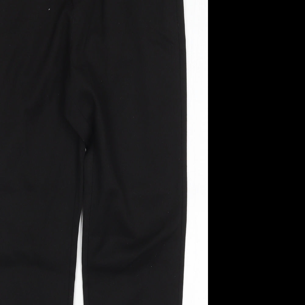 NEXT Girls Black  Polyester Dress Pants Trousers Size 13 Years  Regular Hook & Eye