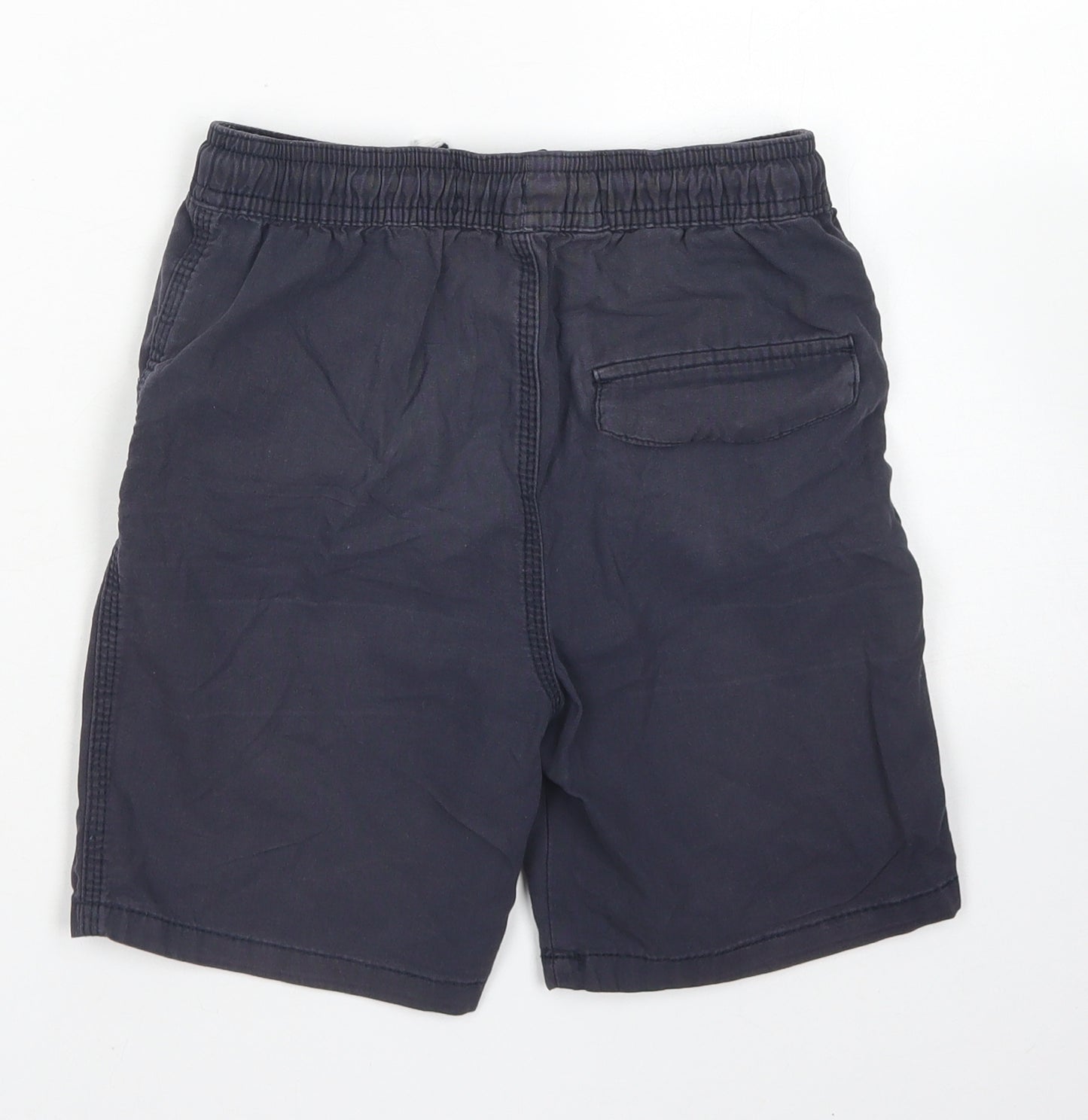 Denim Co Boys Blue  Cotton Chino Shorts Size 9-10 Years  Regular Drawstring