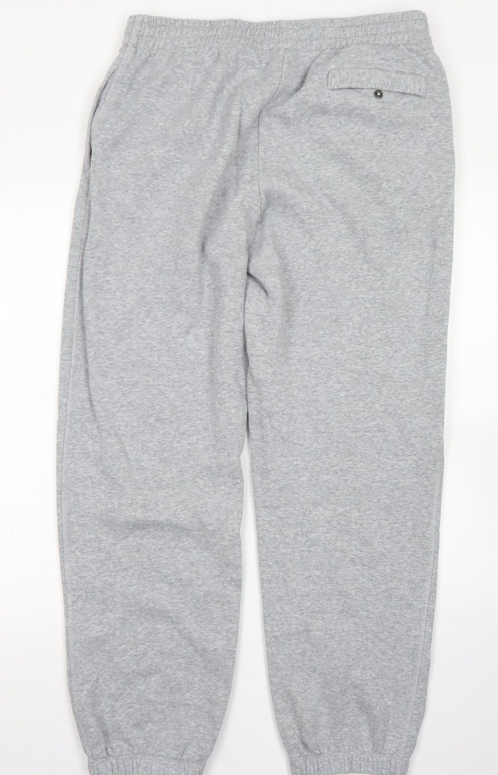 Nike Mens Grey  Cotton Jogger Trousers Size L L31 in Regular Drawstring