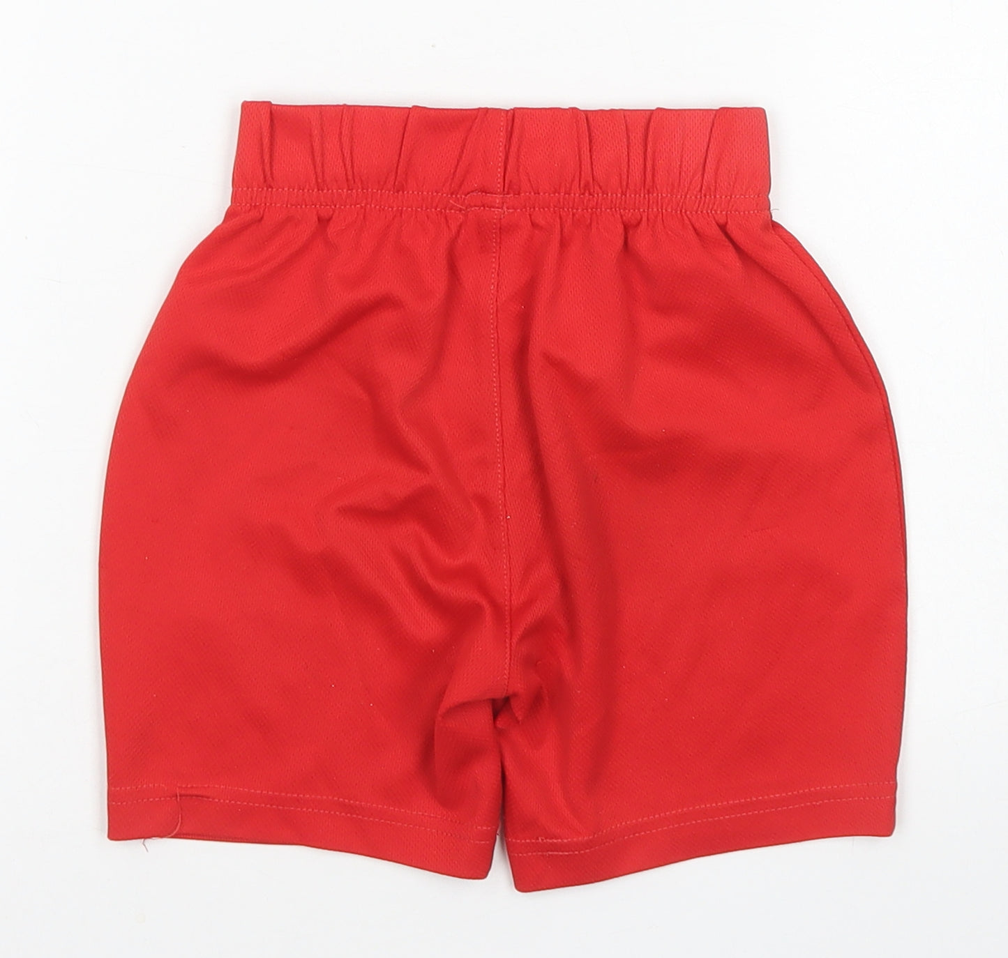 George Boys Red  Polyester Sweat Shorts Size 4-5 Years  Regular