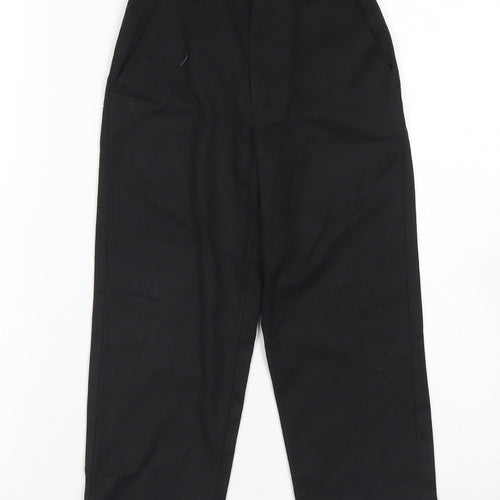 Nutmeg Boys Black  Polyester Dress Pants Trousers Size 4-5 Years  Regular Hook & Eye - School wear