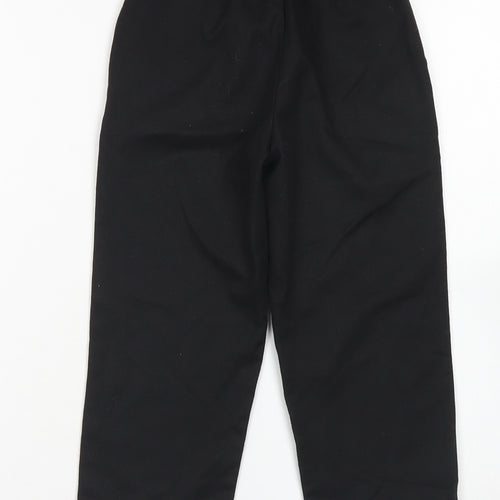 Nutmeg Boys Black  Polyester Dress Pants Trousers Size 4-5 Years  Regular Hook & Eye - School wear