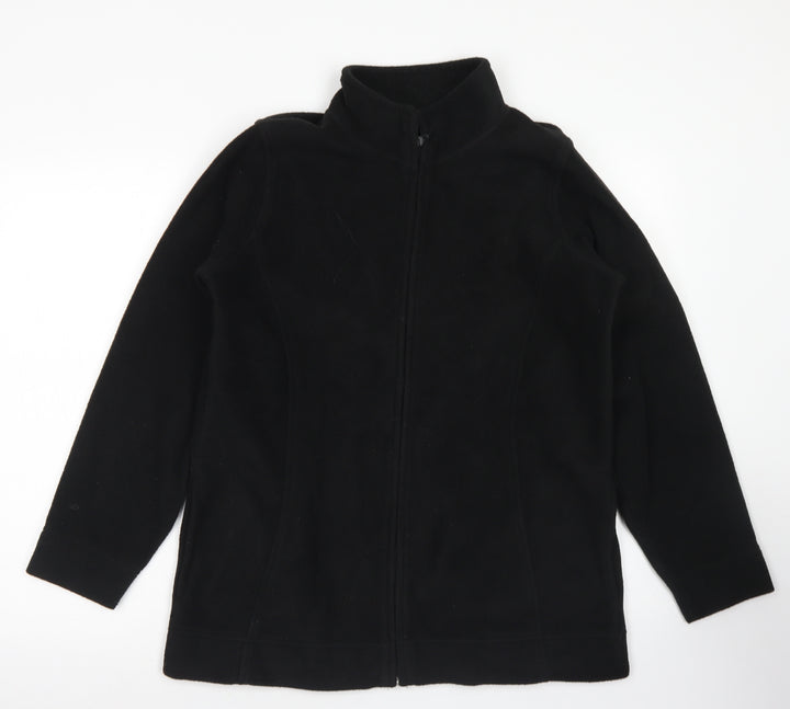 EWM Womens Black Jacket Size 14 Zip
