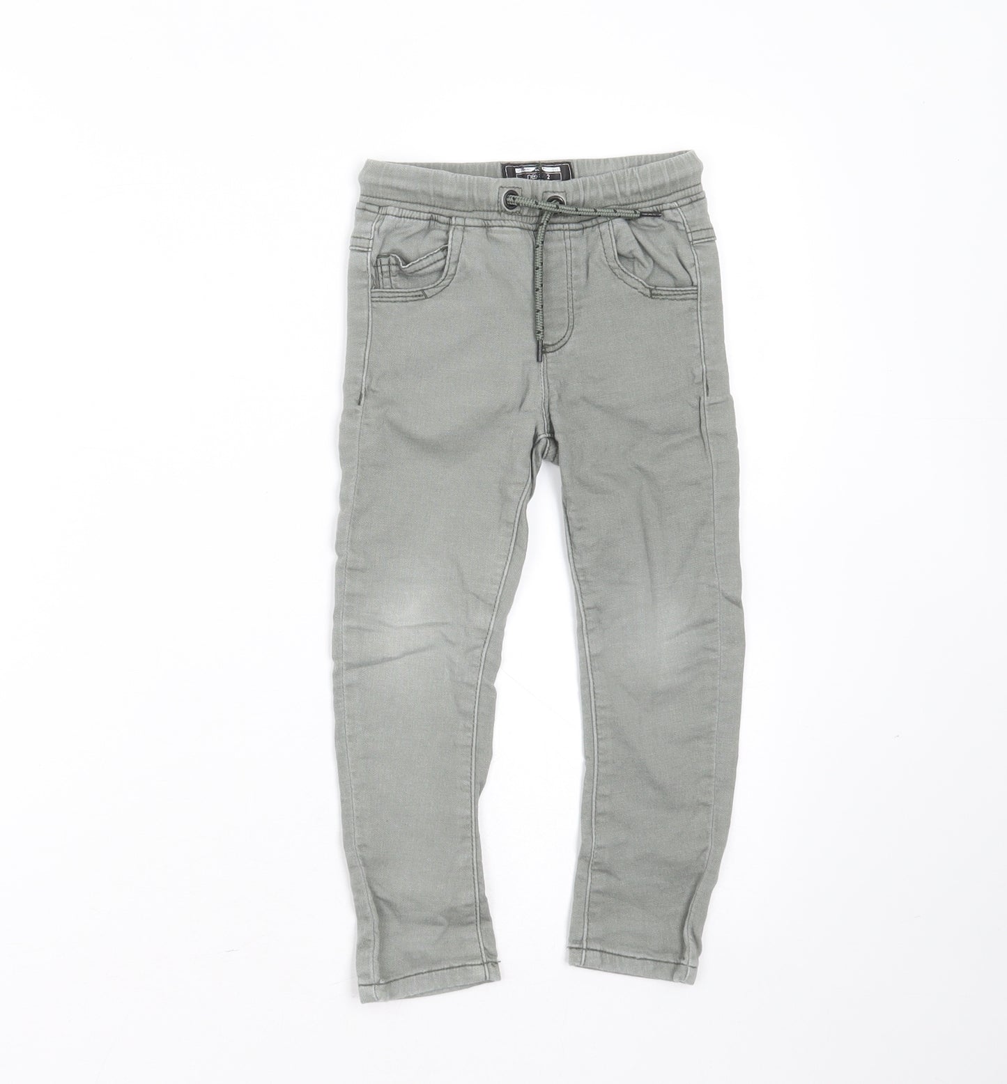NEXT Boys Green  Cotton Skinny Jeans Size 2-3 Years  Regular