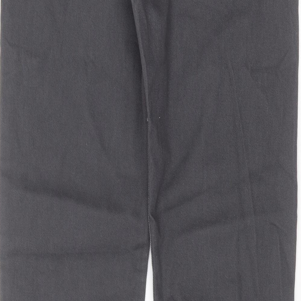 Primark Mens Grey  Cotton Straight Jeans Size 32 in L34 in Regular